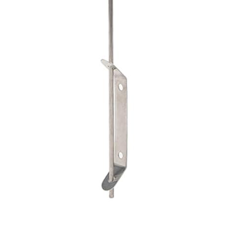 Ejoyous Wind Indicator Flag, Marine Wind Flag with Stainless Steel Mast, Triangular, Red, for Sailboat Yacht Dinghy - size: 185*135mm(7972SM)