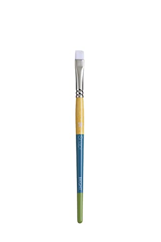 Princeton Snap! 98514 Taklon Brush, White - size: Size 10, style: bright shader
