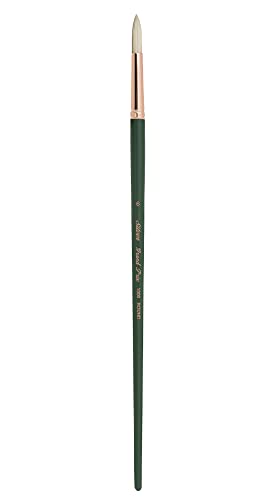 Silver Brush Limited Grand Prix Round Oil Paintbrush, Size 6, Long Handle - size: Size 6