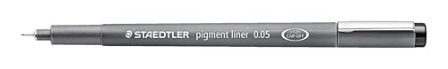 Staedtler Pigment Liner, 0.05mm, Black Ink (308-0.05) - style: 0.05mm