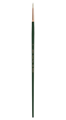 Silver Brush Limited Grand Prix Round Oil Paintbrush, Size 2, Long Handle - size: Size 2