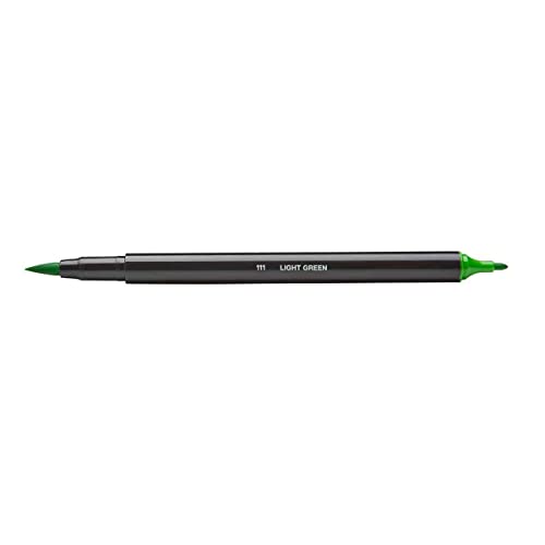 KINGART PRO 445-24 Dual Twin-Tip Brush Pens, Multicolor, 24-Colors