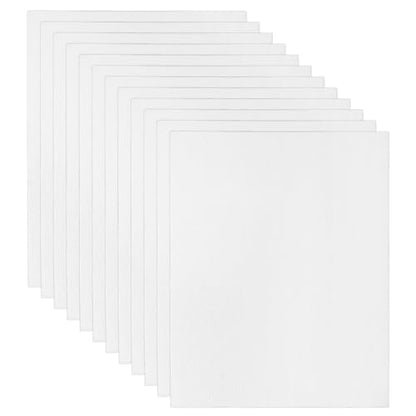 PATIKIL 12x9 Canvas Boards for Painting, 12Pack Cotton Rectangle,White - size: 12x9"