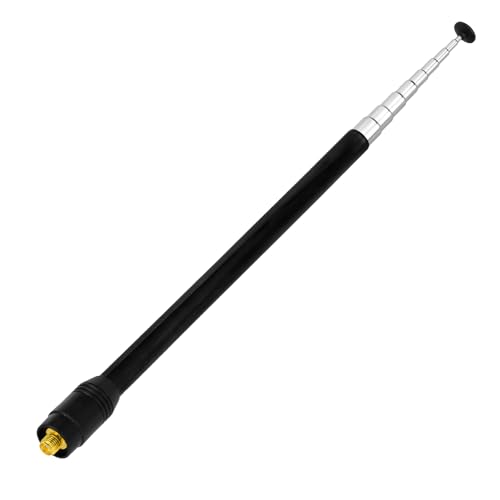 Eightwood Telescopic Handheld Ham Radio Antenna, Wide Band SMA Female
