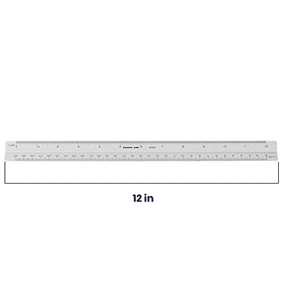 Pacific Arc Metric Economy Scale Ruler, Scaled: 1:20,33 1/3, 40, 50, 80, 100 or .05.03.025.02.0125.01 - color: Economy plain, style: Metric 2