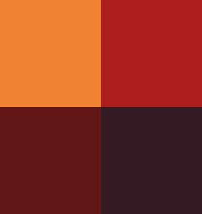 Vallejo - Red Color Set, Game Color, 4 Bottles x 0.6 fl.oz. - style: Red Color Set