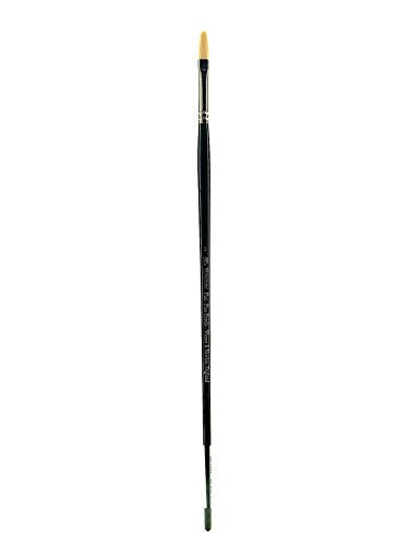 Winsor & Newton Winton Hog Flat #3 Bristle Brush - size: #3, style: Flat