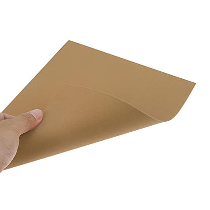 uxcell Light Brown EVA Foam Sheets 11 x 8 inch 1.7mm Thickness for Crafts DIY Projects, 12 Pcs - color: Light Brown