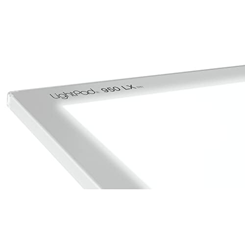 Artograph LightPad 950 LX Thin Dimmable 24x17 Inch Artist Light Box with UV Free LED Light for Tracing, Drawing, and Patterns, Silver - size: 24" x 17"