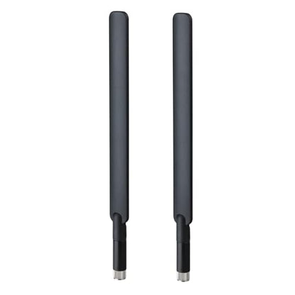 Superbat High Gain 12dBi Dual Band WiFi Antenna 2.4GHz/5GHz 5.8GHz Omnidirectional RP-SMA for Router, Wireless Access Point, Security Cameras (2 Pack) - color: black