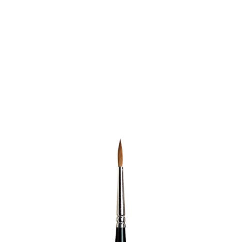 Winsor & Newton Series 7 Kolinsky Sable Brush, Round SH #2, Brown - size: #2, style: Round