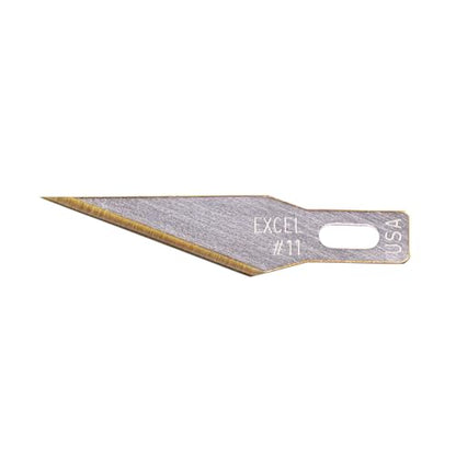 Excel Blades #11 Titanium Nitride Hobby Blades, 50-Pack, Carbon Steel