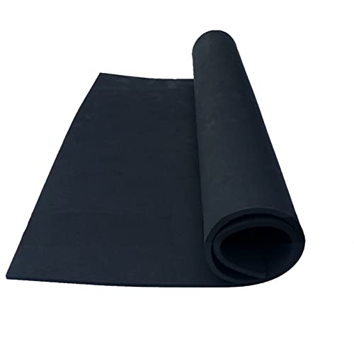 1 Piece 6mm Black EVA Foam Sheet, 14" x 39" Craft Foam Cosplay 80 kg/m³‌ - color: black, size: 6mm