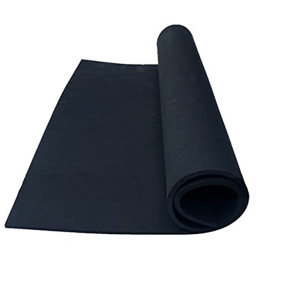 1 Piece 6mm Black EVA Foam Sheet, 14" x 39" Craft Foam Cosplay 80 kg/m³‌ - color: black, size: 6mm