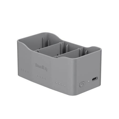 SmallRig 65W 3-Channel Battery Charger for DJI Mini5 Pro / Mini4 Pro/Mini 3 Pro/Mini 3 Intelligent Flight Batteries, Fast Charger with 5 Modes, USB Output & Multi-Protection - 6501