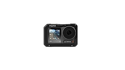 Tilta Full Camera Cage Compatible with DJI Osmo Action 3 | Dual-Sided Quick Release Design | Cold Shoe Receiver | TA-T40-FCC (Black) - color: Black