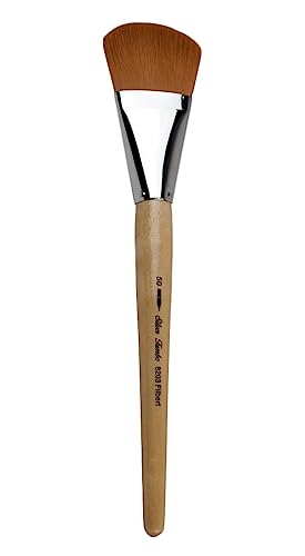 Silver Brush Limited Silver Jumbo Golden Taklon Filbert Brush, Size 50 - size: Size 50
