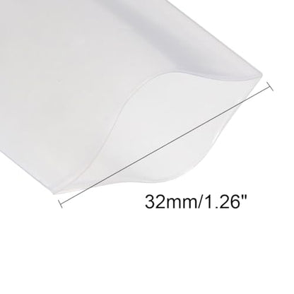 uxcell Battery Wrap PVC Heat Shrink Tubing 50mm Flat Width 5M Long Clear - color: Clear, size: 50mm