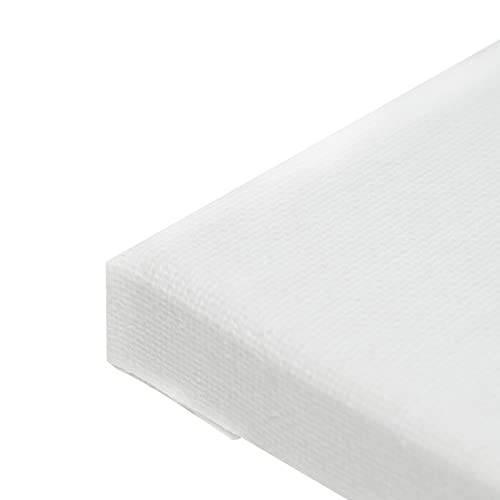 Artist's Loft 12 Count 8” x 8” Super Value Canvas Necessities - Acid Free Cotton Canvas for Paint, Acrylic, & Oils - 1 Pack