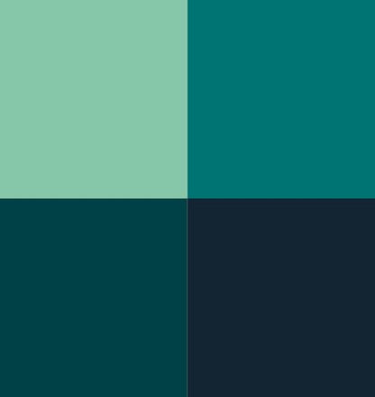 Vallejo - Turquoise Color Set, Game Color, 4 Bottles x 0.6 fl.oz. - style: Turquoise Color Set