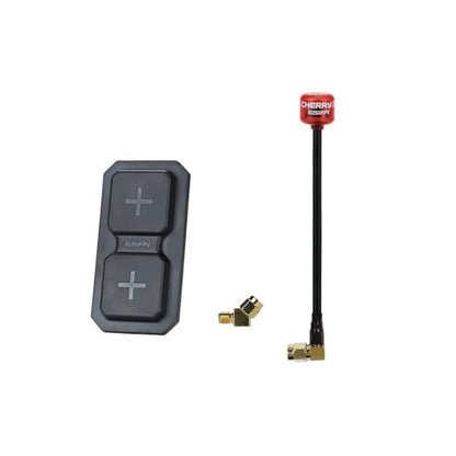 RUSHFPV FPV Goggles Antenna RHCP Long Range 5.8g Dual-Unit Patch Antenna SMA 11dBi for FPV Drone Goggles