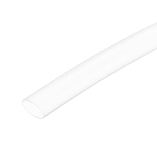 uxcell Heat Shrink Tubing 1/8"(3mm) Dia 15m 2:1 Heat Shrink Tube Wire Wrap Clear - color: Clear, size: 3mmx15m
