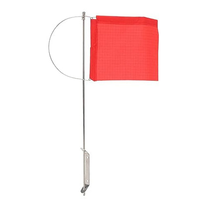 Uxsiya Wind Indicator Flag Marine Mast Flag Stainless Steel Wind Lightweight Prevention for Yacht (140x120mm / 5.51x4.72 in)