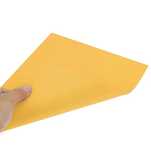 uxcell Yellow EVA Foam Sheets 11 x 8 inch 1.7mm Thickness for Crafts DIY Projects, 12 Pcs - color: Yellow