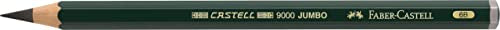 Faber-Castell, Castell 9000 Jumbo 6B, Top-Quality Graphite Pencil for Writing, Drawing and Sketching - style: Classic