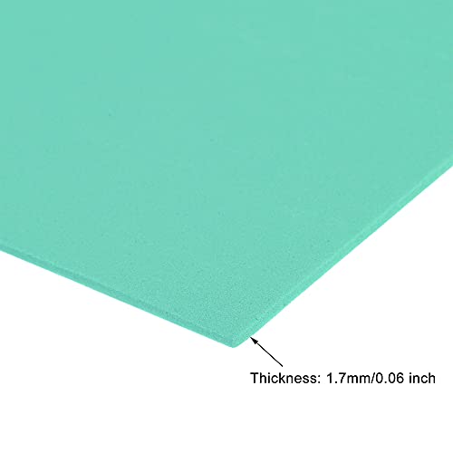 uxcell Blue EVA Foam Sheets 11 x 8 inch 1.7mm Thickness for Crafts DIY Projects, 12 Pcs - color: Blue
