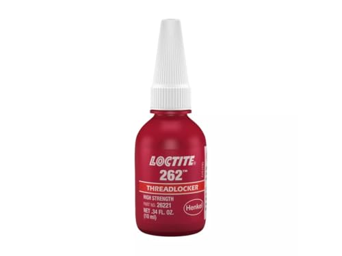 Loctite 231926 Red 262 High Strength Thread Locker, 10 mL Bottle - size: 0.33 Fl Oz (Pack of 1), style: Bottle