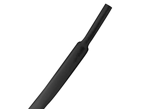 Kable Kontrol Heat Shrink Tubing 2:1-3/64” Inch 10' Ft, Black - color: Black, size: 0.046 Inch (3/64") - 10 Feet