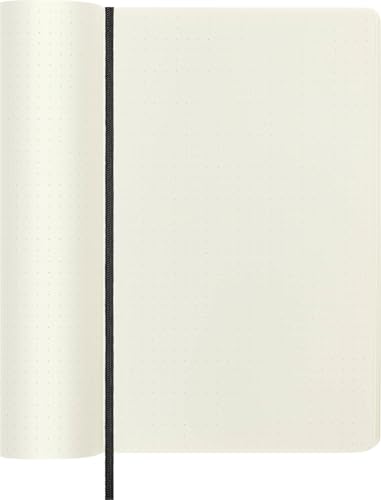 Moleskine Classic Notebook, Soft Cover, Large (5" x 8.25") Dotted, Black, 192 pages