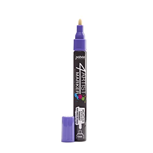 Pebeo 4Artist Marker, Oil Paint Marker, 4 mm - Violet - color: Violet