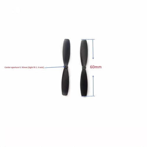 4pcs AB Propeller Blades 45-75mm Mini Drone Propellers, Compatible with Drones, Gliders, and Foam Aircraft (60mm) - style: 60mm