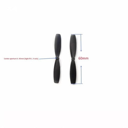 4pcs AB Propeller Blades 45-75mm Mini Drone Propellers, Compatible with Drones, Gliders, and Foam Aircraft (60mm) - style: 60mm