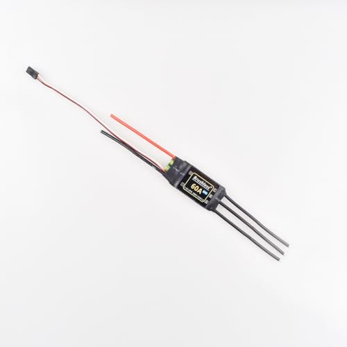 RC Airplane Aircraft 60A Brushless BHLeli HV ESC 2-6S LiPo Battery UBEC 3A/5V Output RC FPV Racing Quad Helicopter Fixed Wing Multi-axis Drone Quadcopter