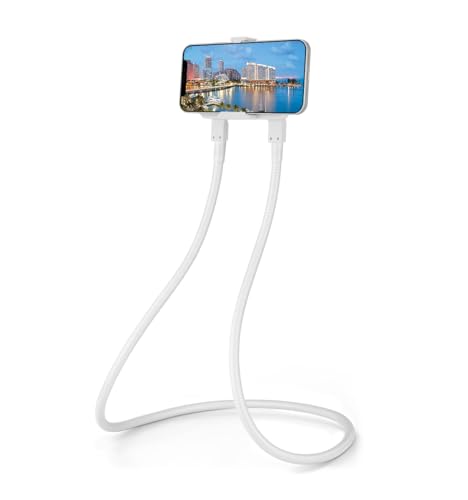 B-Land Cell Phone Holder, Universal Lazy Bracket DIY Mobile Phone Stand - color: White