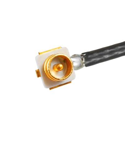 2PCS U.F.L1 Male to U.F.L1 Female Cable 10" /25CM 1.37mm Low-Loss Extension Cable - size: 10" (25 cm)