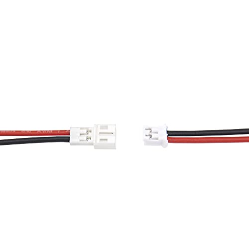 10Pairs Tiny Whoop JST-PH 2.0 Male Female Connector Cable Wire & 6X JST-PH to 4mm Banana Parallel Adapter Battery Charging Lead Cable