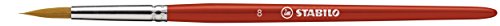 STABILO - woody 3-in-1 - Multi-Talented Pencil - Pack of 18 - style: Set + Sharpener + Brush