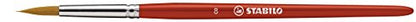 STABILO - woody 3-in-1 - Multi-Talented Pencil - Pack of 18 - style: Set + Sharpener + Brush