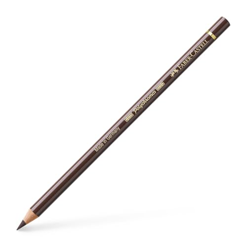 Faber-Castell Polychromos Artists' Single Pencil - Colour 280 Burnt Umber - color: Burnt Umber