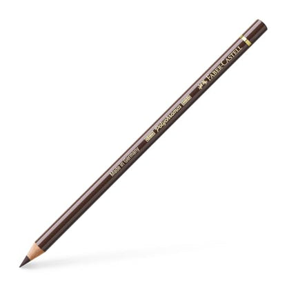 Faber-Castell Polychromos Artists' Single Pencil - Colour 280 Burnt Umber - color: Burnt Umber