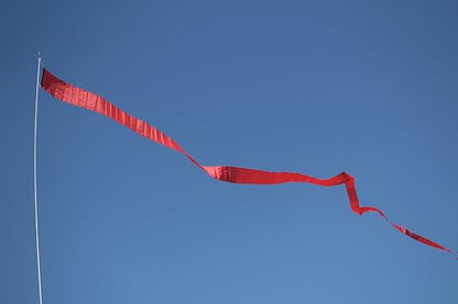 EEZ RV Products 25' Combination Three Colors (Red White Blue) Streamer, Great for RVing, Boondocking, Backyard Windsock