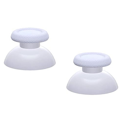 eXtremeRate Solid White Replacement Thumbsticks for PS5 Controller, Custom Analog Stick Joystick Compatible with PS5, for PS4 All Model Controller - Controller NOT Included - color: Solid White