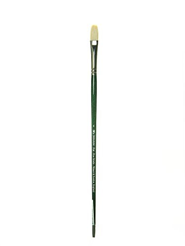 Winsor & Newton Winton Hog Flat #6 Bristle Brush - size: #6, style: Flat