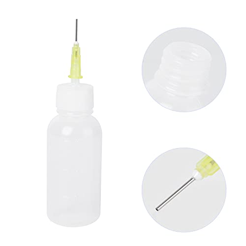 SUPVOX Tattoo Set with Kit Applicator Bottles and Needle Tips for Body Art Drawing Portable Plastic Bottles for Precision Ink and Pigment Application 18-Piece Diy Tattoo Supplies