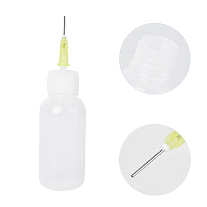 SUPVOX Tattoo Set with Kit Applicator Bottles and Needle Tips for Body Art Drawing Portable Plastic Bottles for Precision Ink and Pigment Application 18-Piece Diy Tattoo Supplies