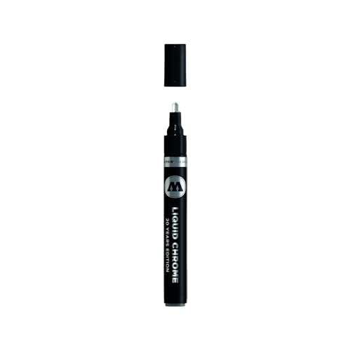 MOLOTOW Liquid Chrome Alcohol Paint Pump Marker, 4mm, 1 Each (703.103) - size: 1 Count (Pack of 1), style: 4mm